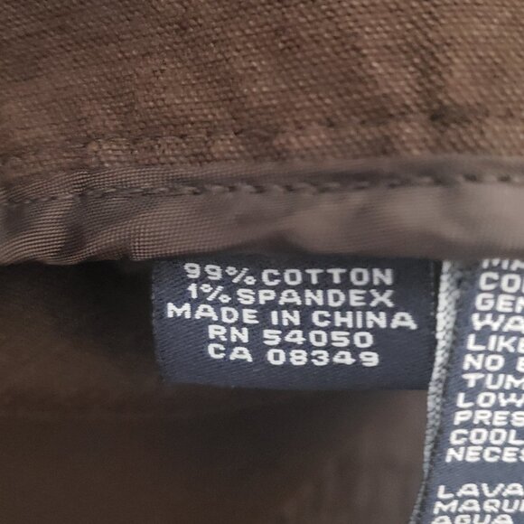 Jones New York M Brown Corduroy Jacket Button Front Stretch - Picture 10 of 12